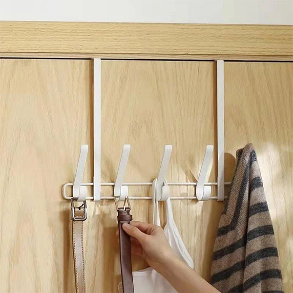Multi Hook Metal Over The Door Storage Rack Multi Hook Metal Over The Door Storage Rack